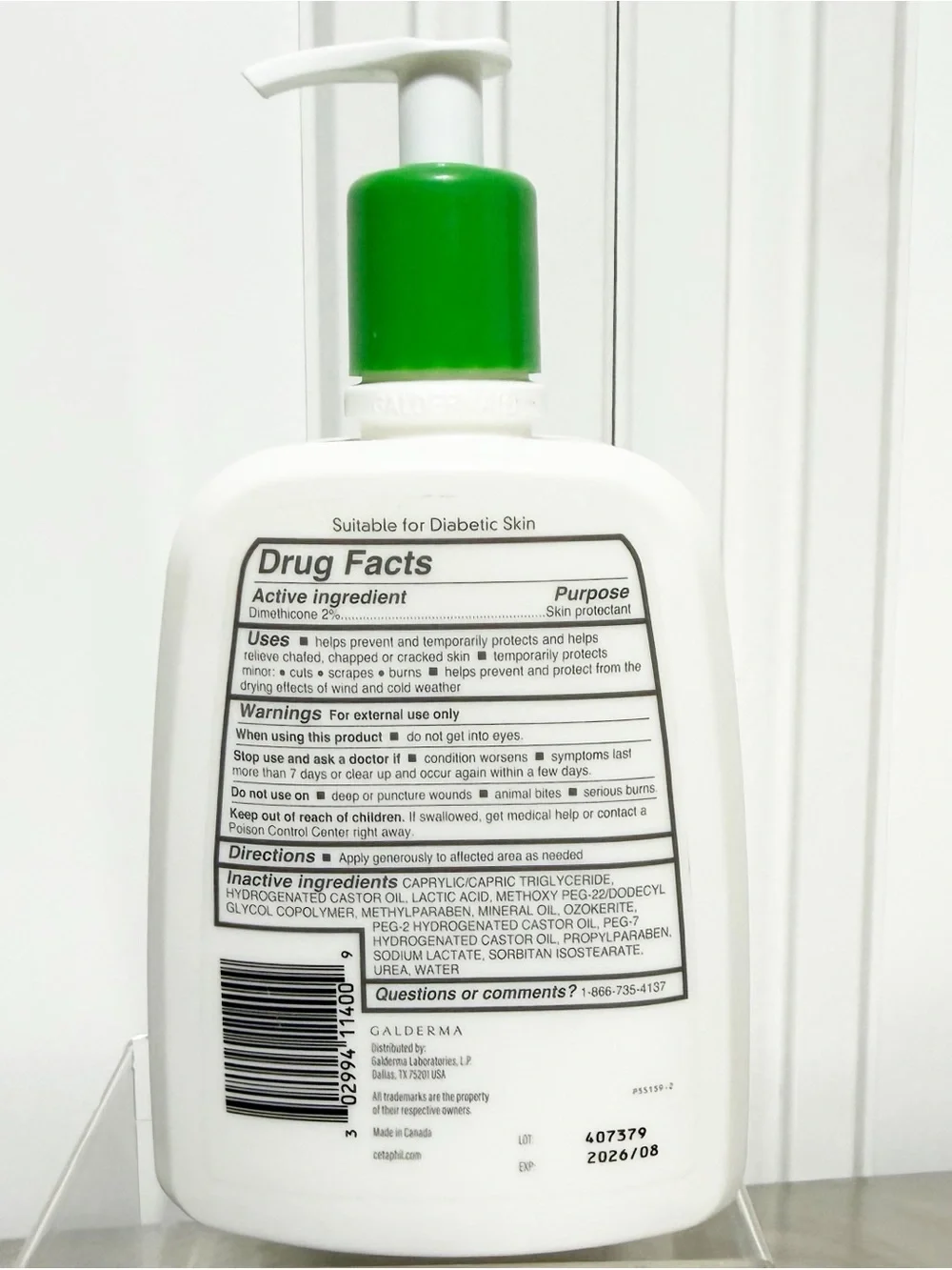 CETAPHIL Cracked Skin Repair Lotion 16 oz ~ Restore Rough & Cracked Skin ~ New